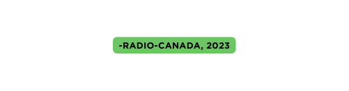 Radio Canada 2023