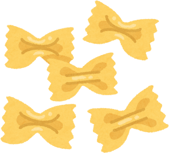 Illustration of Farfalle Pasta