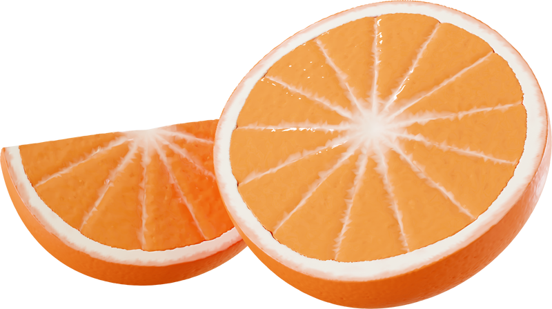 orange fruit slice